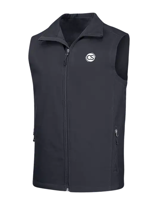 Dark Grey Core Soft Shell Vest w/CS Logo