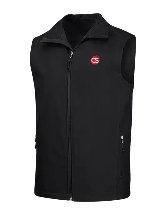 Black Core Soft Shell Vest w/CS Logo