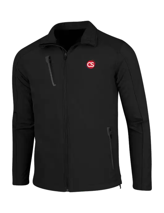Black Welded Softshell Jacket w/CS Logo