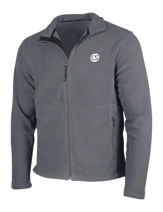 Medium Grey Fleece Jacket w/CS Logo