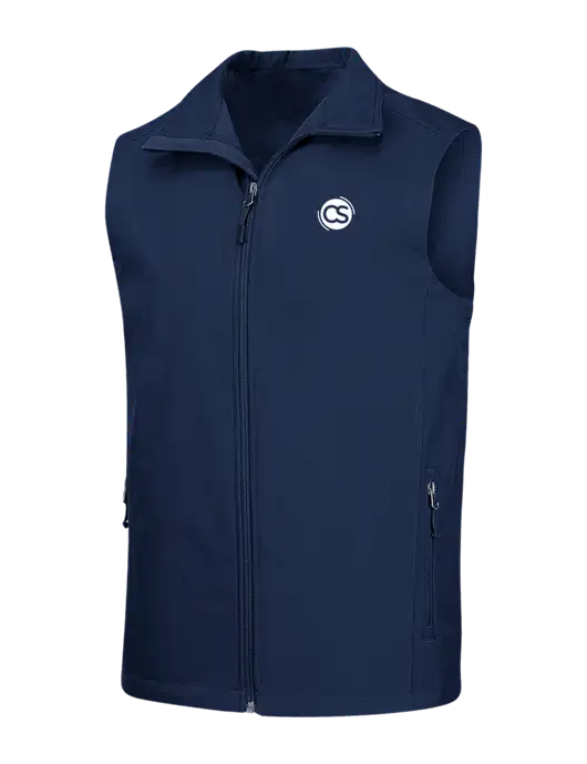 Navy Core Soft Shell Vest w/CS Logo