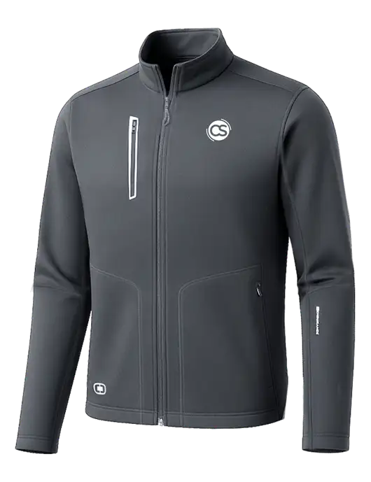 OGIO Dark Grey Endurance Fulcrum Full-Zip w/CS Logo