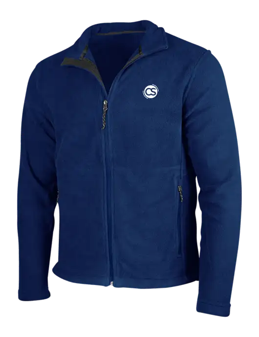 Navy Fleece Jacket w/CS Logo