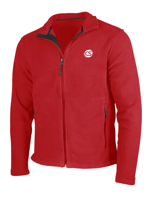 Red Fleece Jacket w/CS Logo