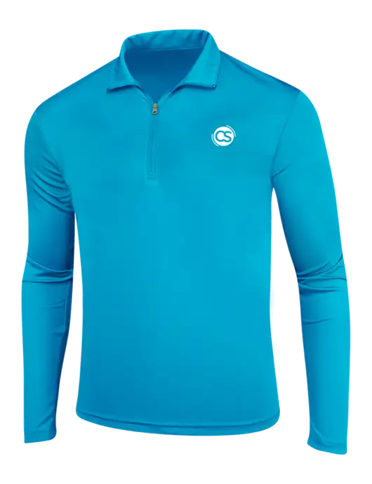 Sapphire Blue PosiCharge Competitor 1/4 Zip Pullover w/CS Logo