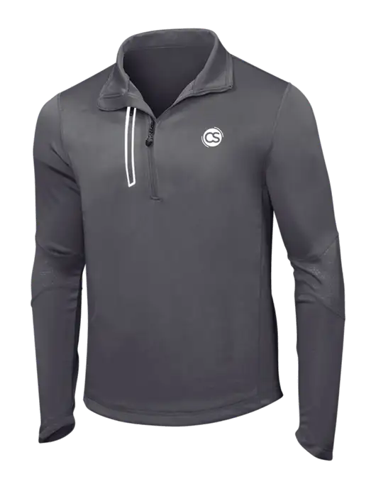OGIO Gear Grey Endurance Fulcrum 1/4 Zip w/CS Logo