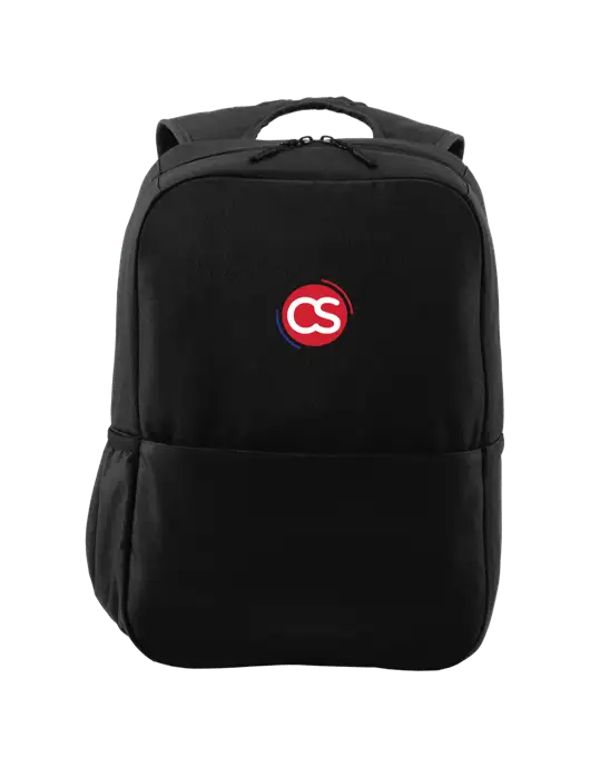 Access Square Laptop Black Backpack w/CS Logo