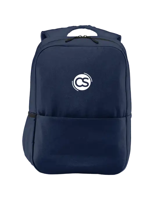 Access Square Laptop River Blue Navy Backpack w/CS Logo