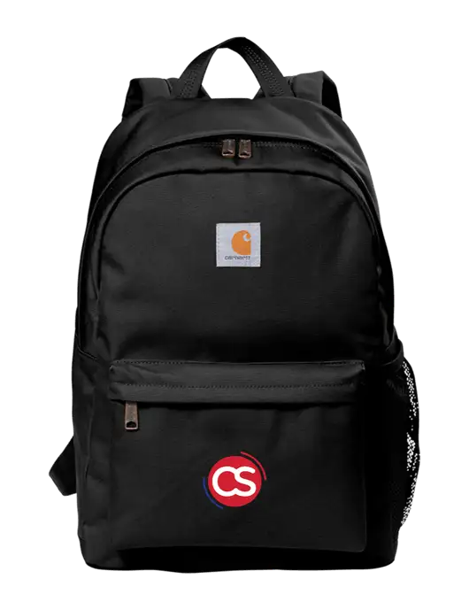 Carhartt Black Canvas Backpack w/CS Logo