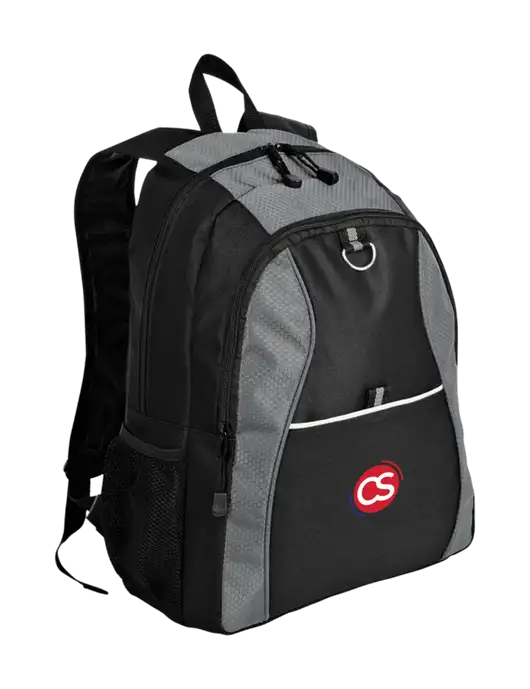 Honeycomb Grey/Black Backpack w/CS Logo