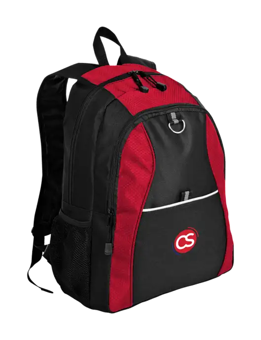 Honeycomb Red/Black Backpack w/CS Logo