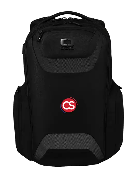 OGIO Black Charcoal Connected Pack w/CS Logo