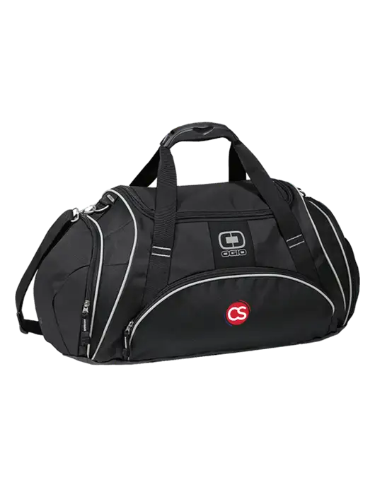 OGIO Black Crunch Duffel
 w/CS Logo