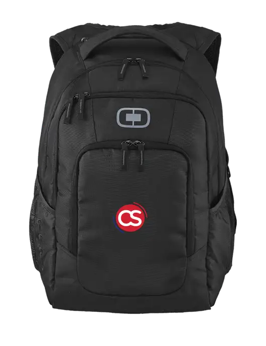 OGIO Black Logan Laptop Backpack
 w/CS Logo