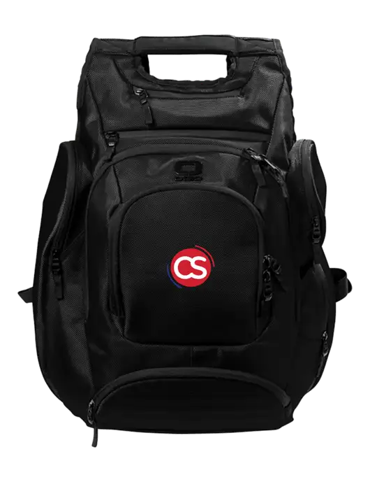 OGIO Blacktop Metro Ballistic Laptop Backpack w/CS Logo