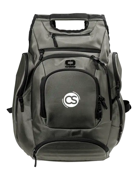 OGIO Medium Grey Metro Ballistic Laptop Backpack w/CS Logo