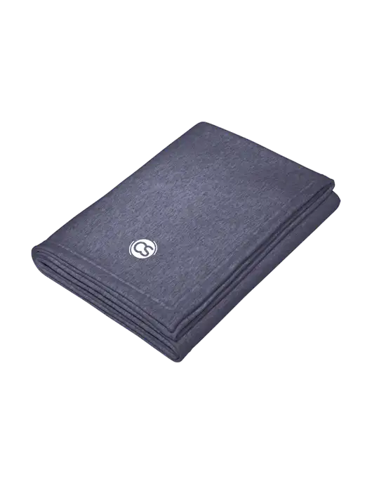 Core Heather Navy Fleece Sweatshirt Blanket w/CS Logo
