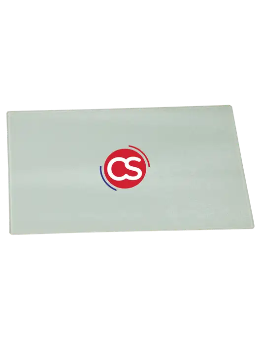 Glass Cutting Board, 11 x 8.5  w/CS Logo