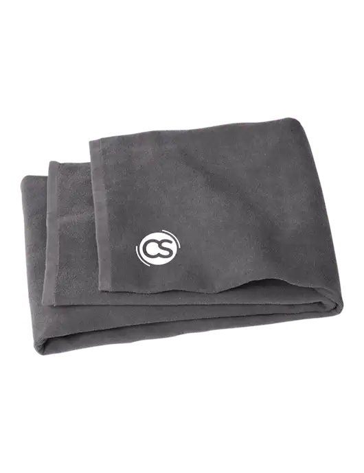 Graphite Beach Towel w/CS Logo