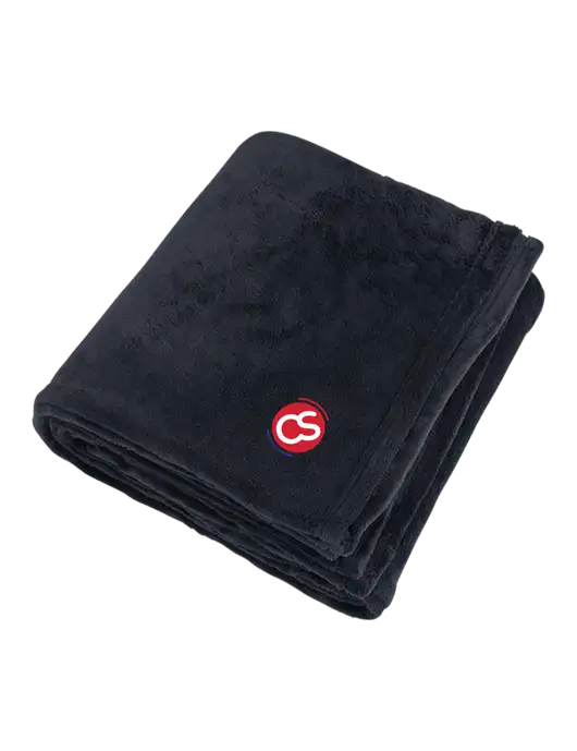 Mountain Lodge Black Blanket w/CS Logo