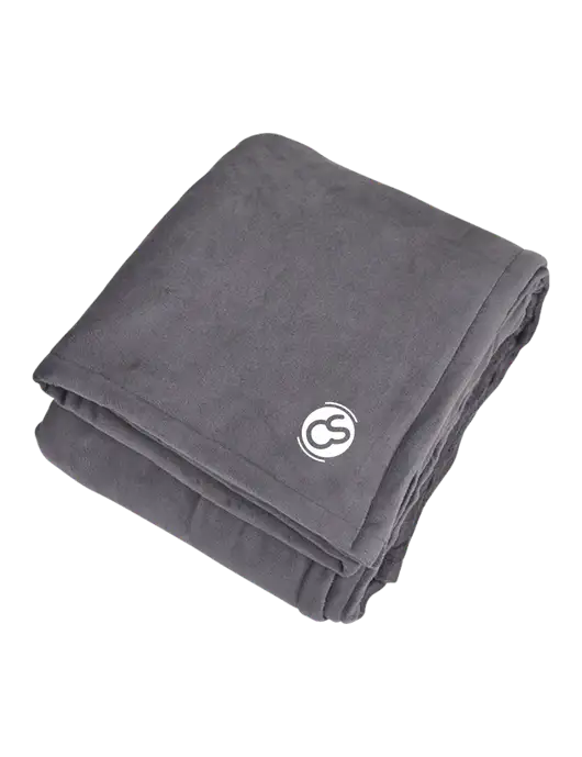 Mountain Lodge Hearth Grey Blanket  w/CS Logo