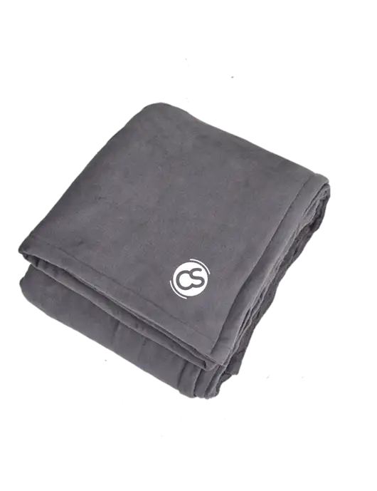 Oversized Graphite Ultra Plush Blanket Graphite w/CS Logo